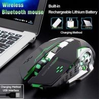 Wireless 2.4G Mouse Rechargeable 5.2 Bluetooth Silent Mouse